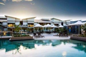Lagoons Resort - swimming pool and relaxation area – luxury short break