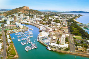 Townsville - harvour view of The Strand and Castle Hill – luxury short breaks Queensland