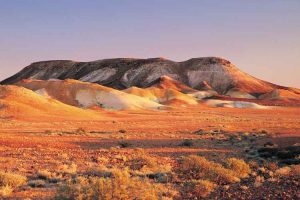Flinders Ranges - colours of burnt orange over the mountains - Outback Australia Flinders Ranges