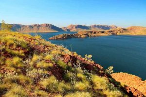 Lake Argyle - far north Western Australian freshwater lake - Luxury Private Air Tour Australia