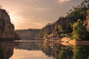 Nitmiluk National Park - Spectacular sandstone cliffs in Katherine Gorge - Luxury Private Air Tour Australia