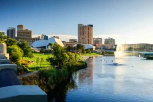 Adelaide - clear day in Adelaide city - Luxury Private Australian Air Tour