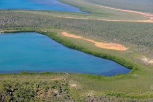 Groote Eylandt, Northern Territory - aerial view of the remote island - Luxury Private Australian Air Tour