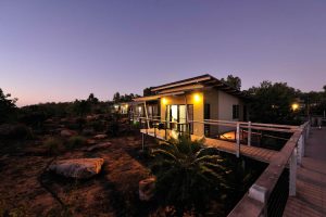 Groote Eylandt - Sunset rooms at night - Luxury Private Australian Air Tour