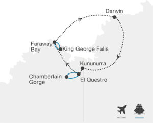 Jewels of the Kimberley Map