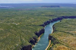 Berkeley River - aerial views over the outback and river - Luxury Private Kimberley Air Tour