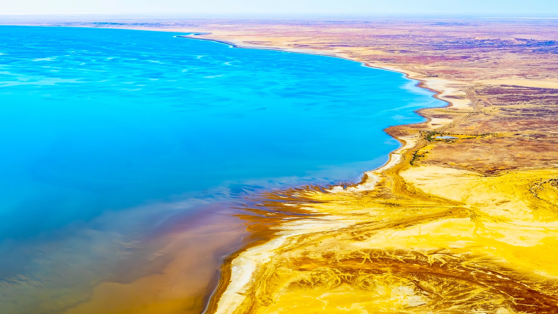 Lake Eyre in flood