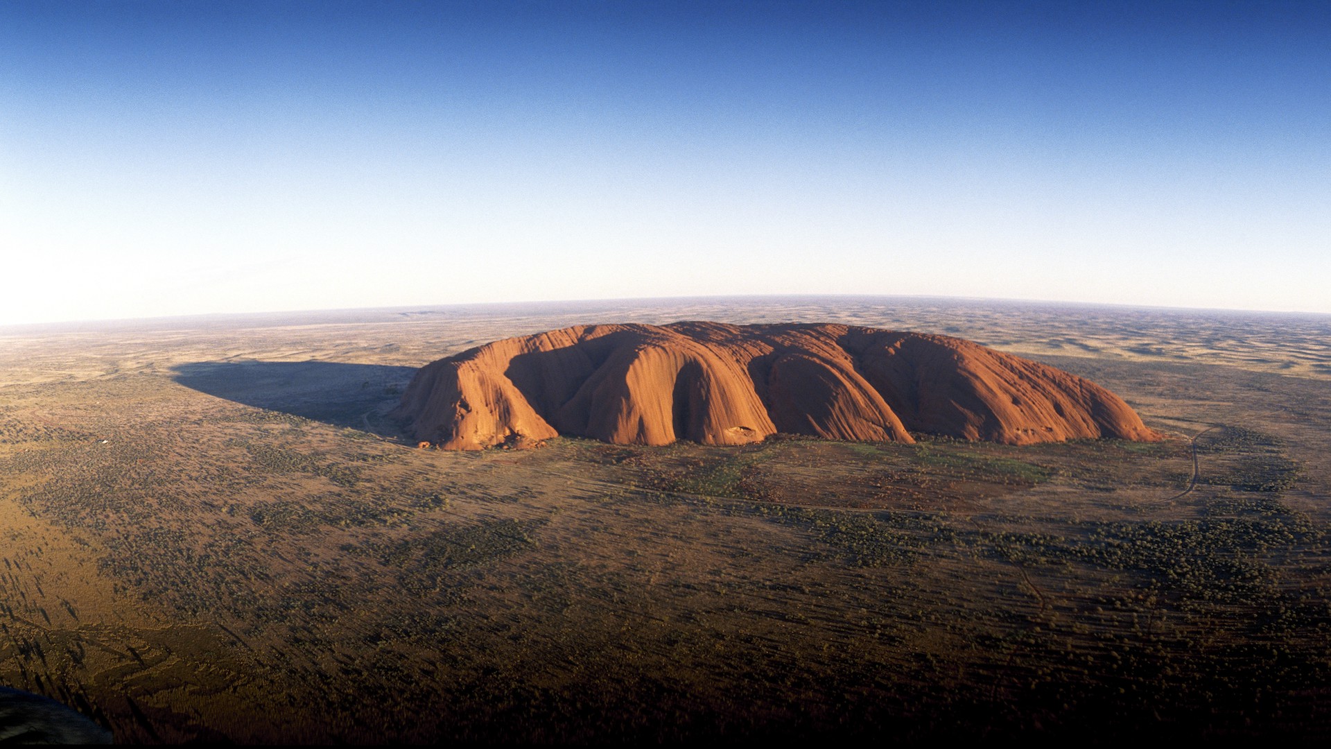 Luxury Australian Outback Air Tour - view Uluru from the air