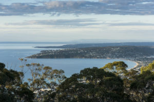 Mornington Peninsula - View from Arthurs Seat over the Peninsula - solo tour