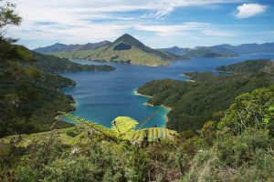 Marlborough Sounds - view of the sounds on a clear day - Luxury short breaks New Zealand