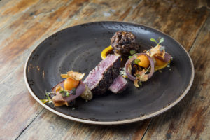 Mudgee - Fine dining dishes available at Pipeclay Pumphouse Restaurant - luxury short break New South Wales