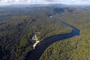 Corinna - wilderness experience in Pieman River State Reserve - luxury short breaks Tasmania