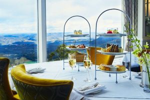 Blue Mountains - Hydro Majestic Wintergarden high tea - luxury short breaks Australia