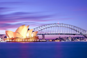 Sydney Opera House at dusk - Bill Peach Journeys - Luxury Short Break