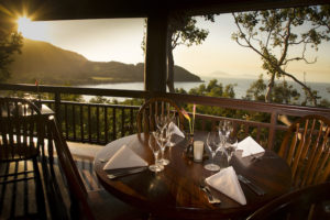 Far North Queensland - sun set from Ospreys Restaurant at Thala Beach Nature Reserve - Bill Peach Journeys