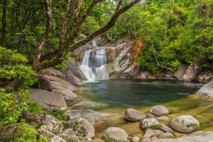 Josephine Falls - scenic waterfall in Wooroonooran National Park - Luxury short breaks Queensland