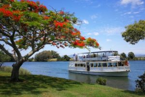 Tweed - eco river cruise on a sunny day - luxury solo tours